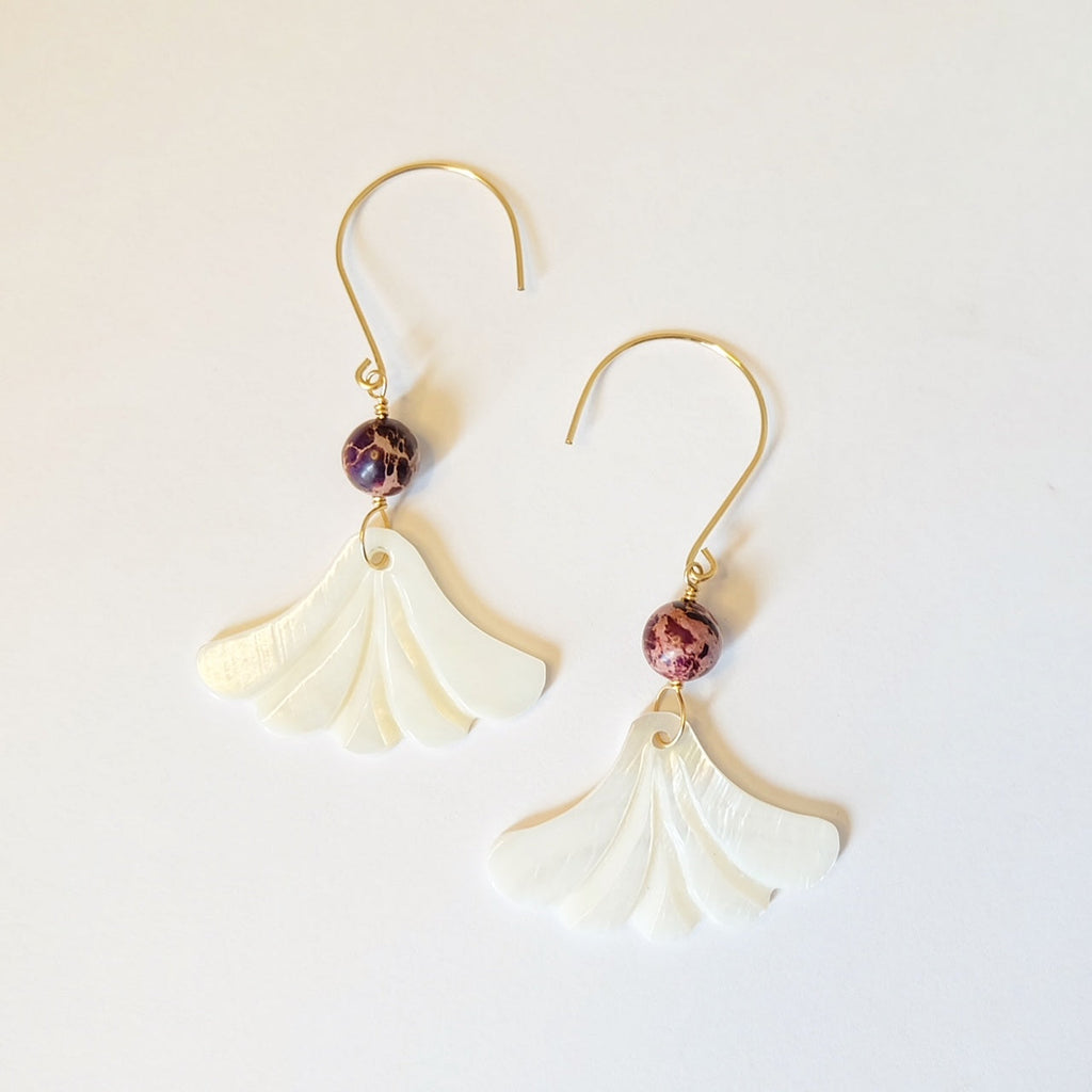Mother of Pearl Dangle Earrings