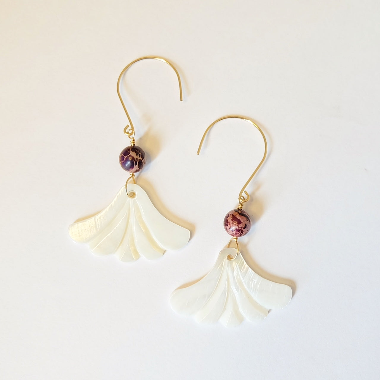 Mother of Pearl Dangle Earrings
