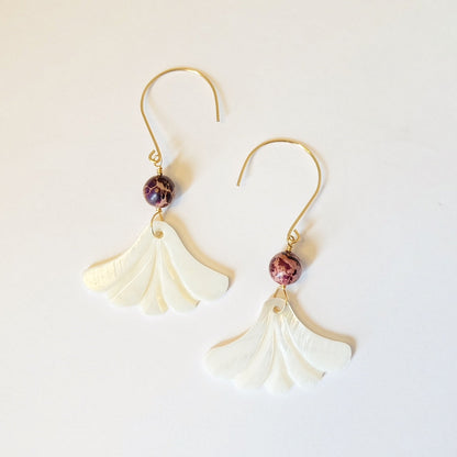 Mother of Pearl Dangle Earrings