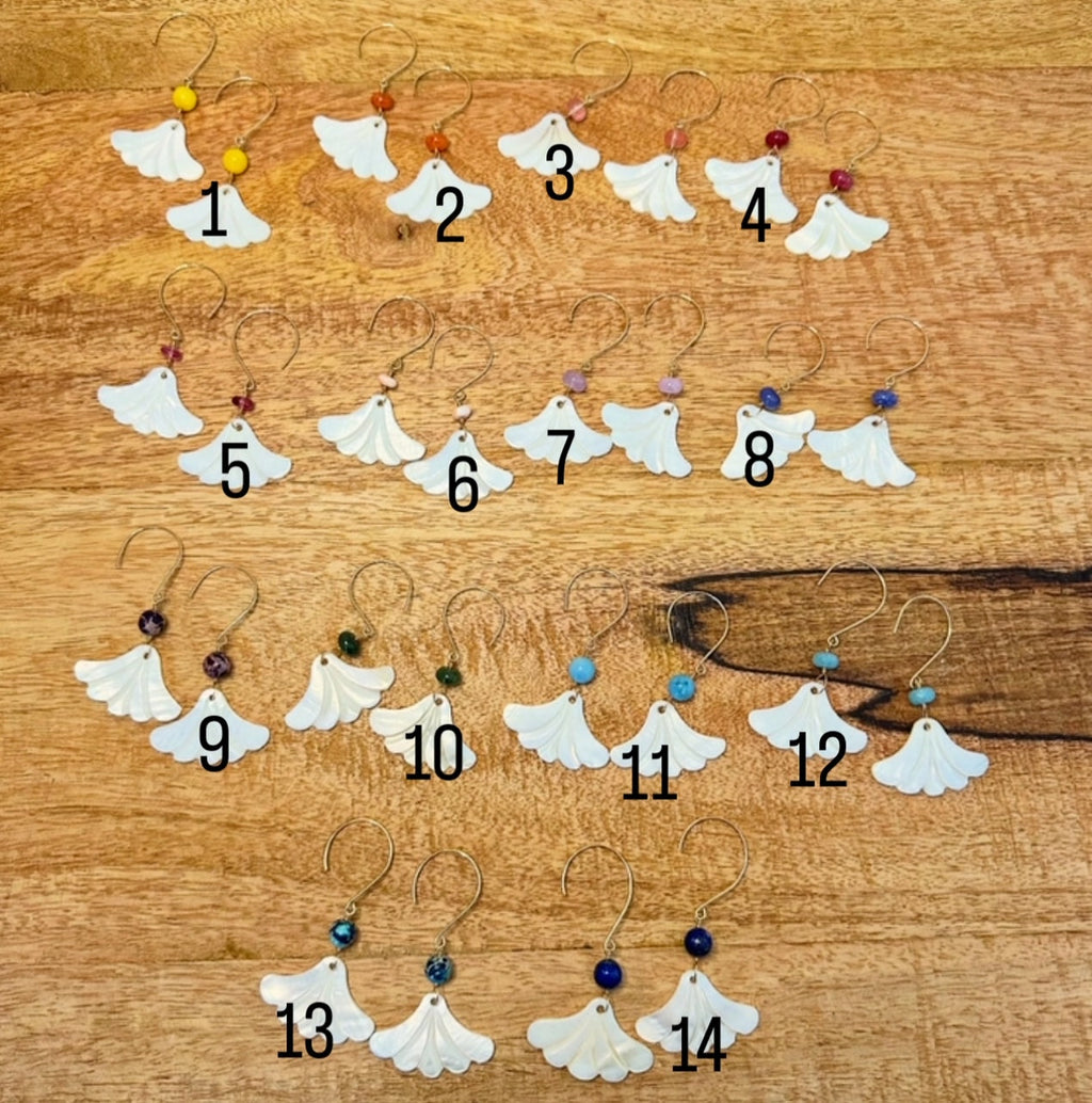 Mother of Pearl Dangle Earrings