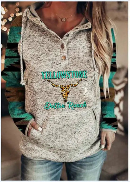 Hooded Long Sleeve Sweater for Women