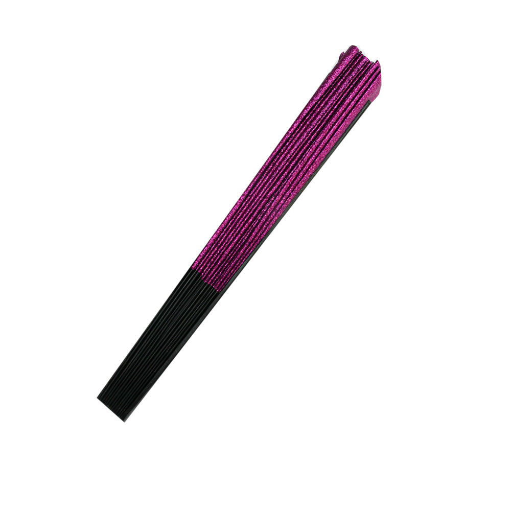 Fuchsia Mega Sparkle XL Hand Fan