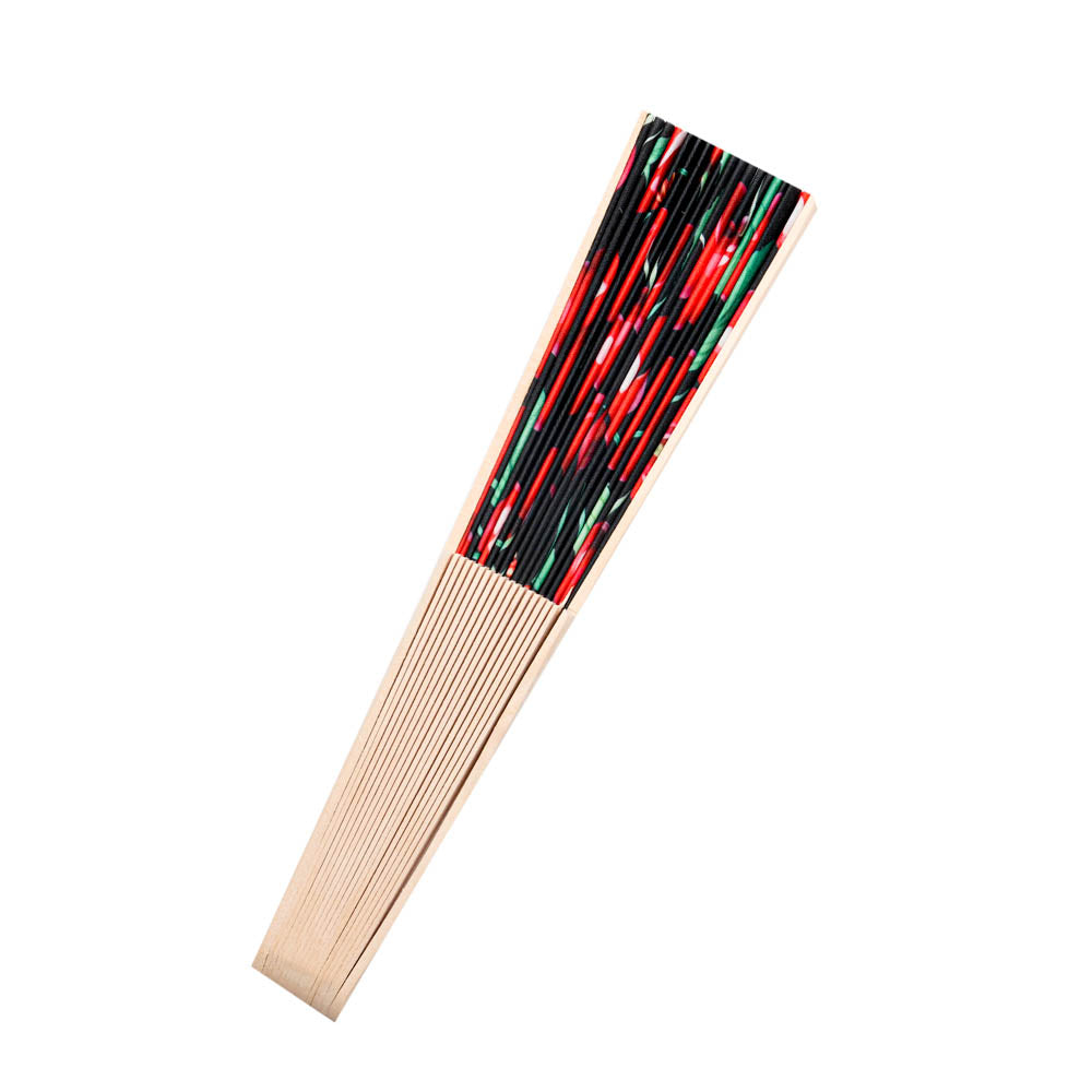 Red Cherries Hand Fan