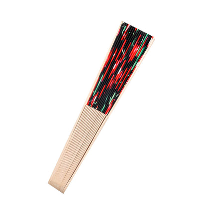 Red Cherries Hand Fan