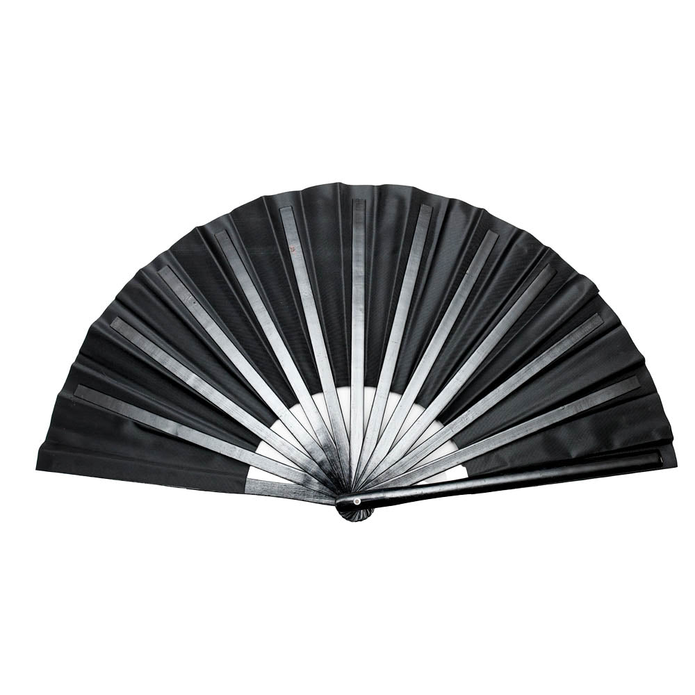 Black Sparkle All Night Long XL Hand Fan