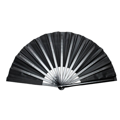 Black Sparkle All Night Long XL Hand Fan