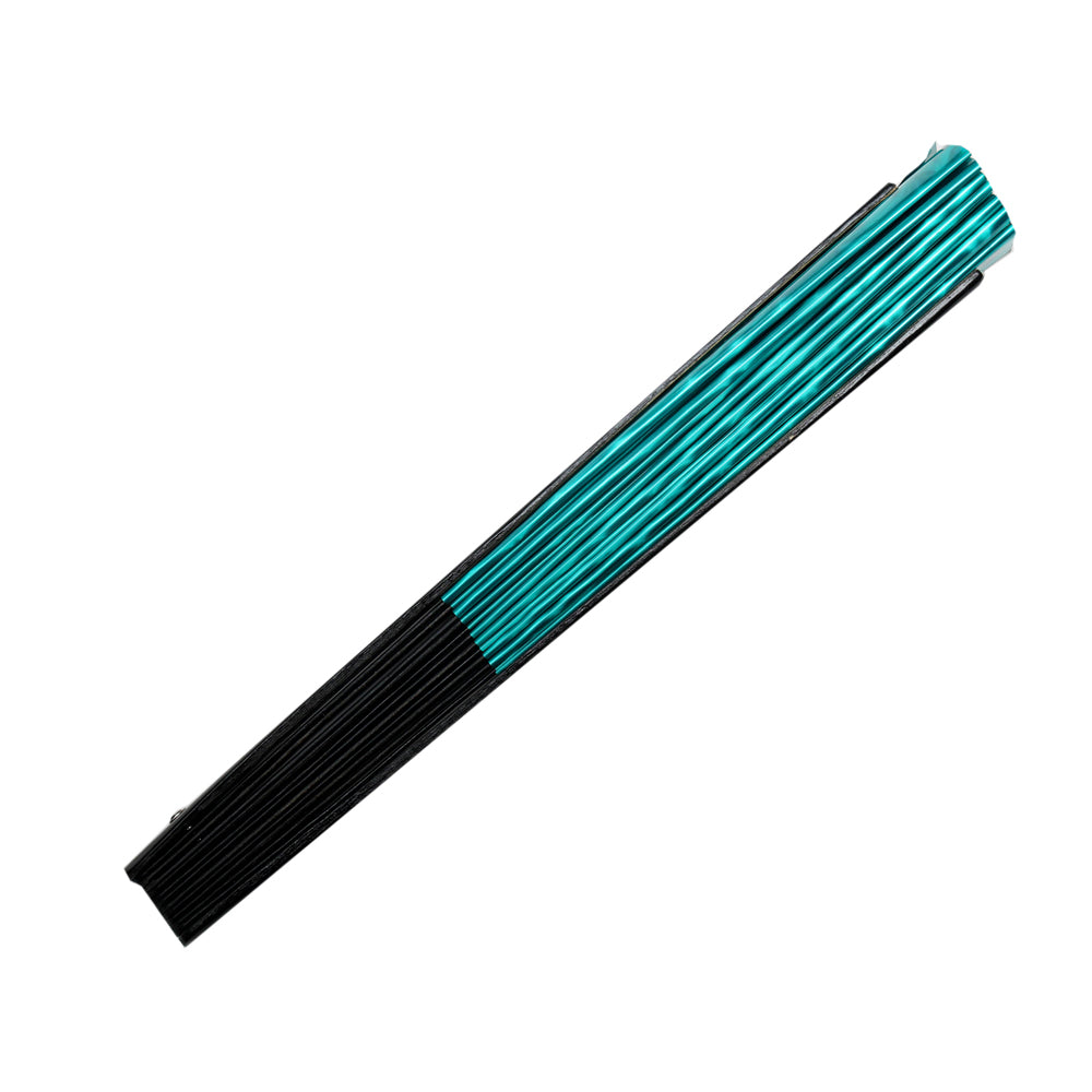 Holographic Teal Dream XL Hand Fan