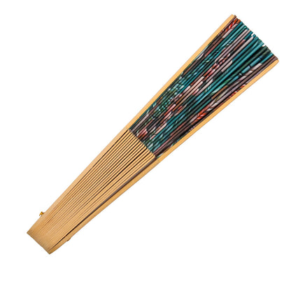 Pebble Oasis Hand Fan