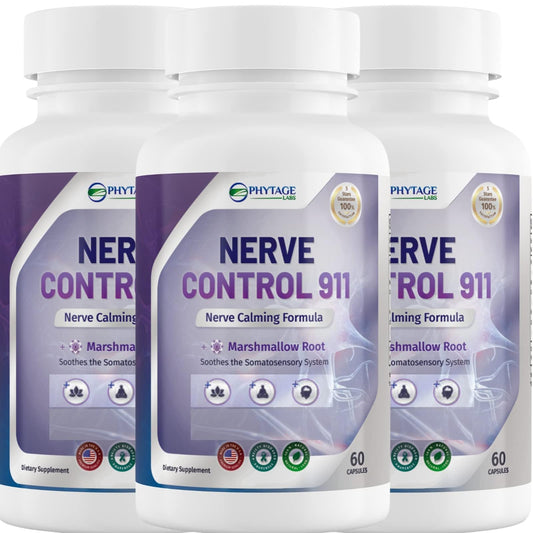Nerve Control 911 - Natural Plant Based Nerve Health Supplement