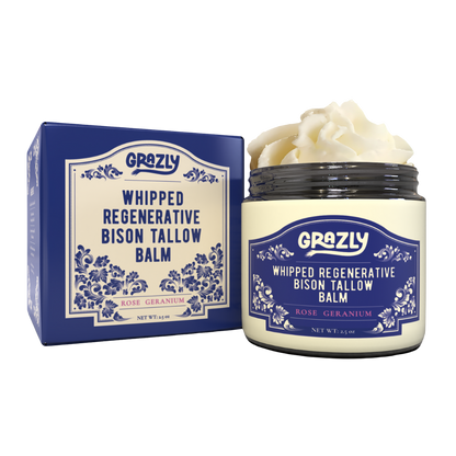 Whipped Bison Tallow & Manuka Honey Moisturizing Balm