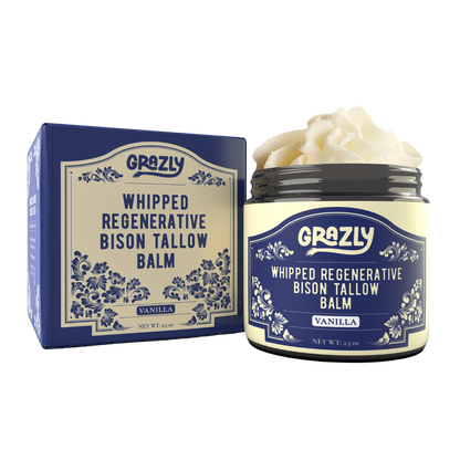 Whipped Bison Tallow & Manuka Honey Moisturizing Balm