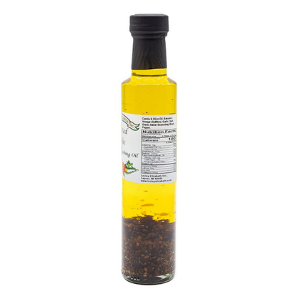 Lesley Elizabeth Roasted Garlic Seasoned Cooking Oil, Dorica (250mL)