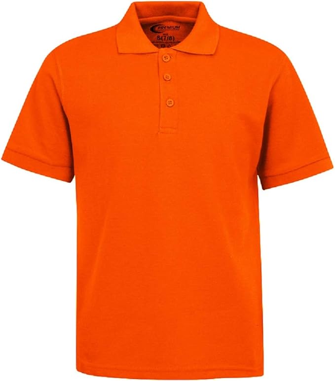 Toddlers Short Sleeve Pique Polo Shirt