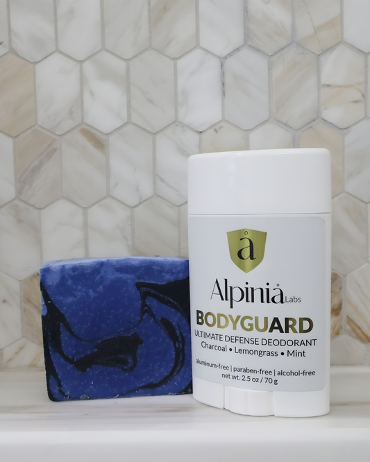 Pit Kit – Bodyguard Deodorant + Charcoal Methylene Blue Soap Set for Odor Control