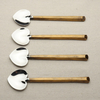 PLATEAU HEART SPOON 4 PC. SET
