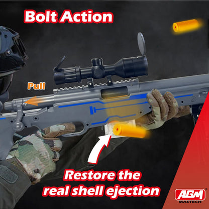 AWM toy set, Foam Bullets, Safe and non-Hazardous