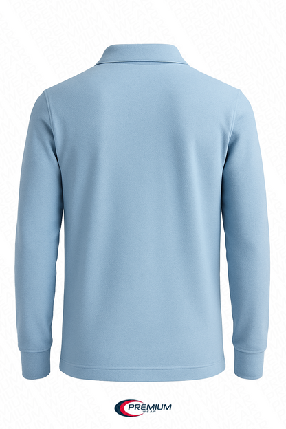 Boys/ Unisex Long Sleeve Pique Polo Shirt