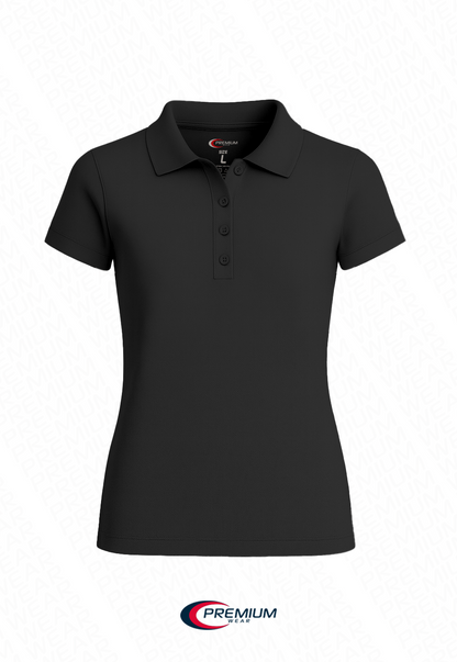 Juniors Short Sleeve Pique Polo Shirt