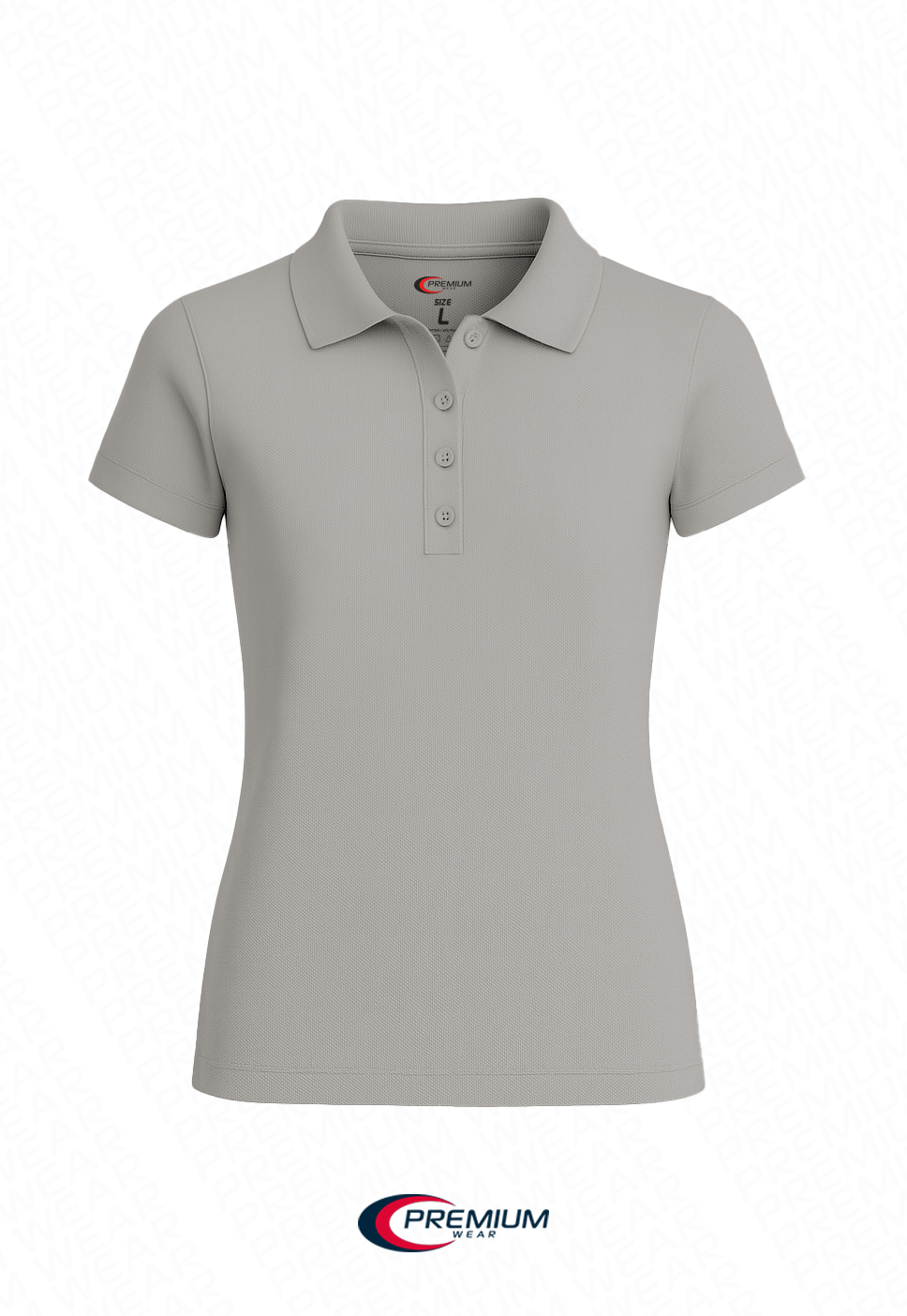 Juniors Short Sleeve Pique Polo Shirt - BIG SIZE