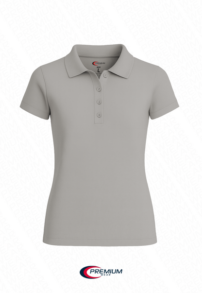 Juniors Short Sleeve Pique Polo Shirt
