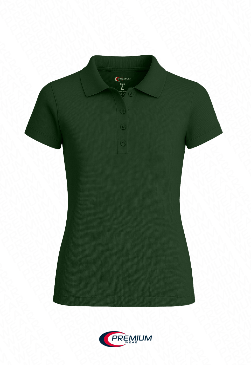 Juniors Short Sleeve Pique Polo Shirt - BIG SIZE