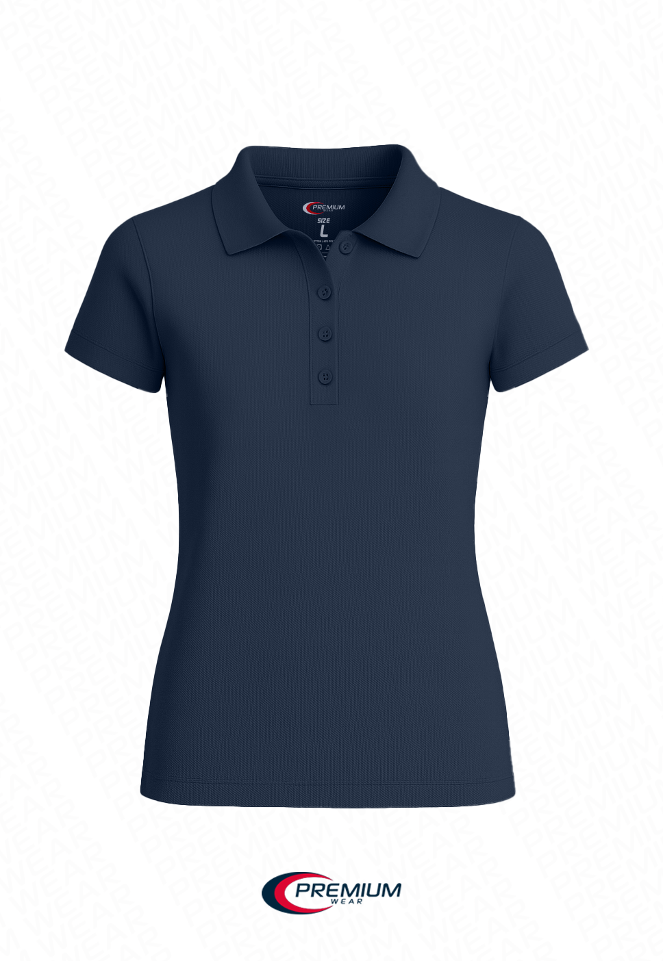 Juniors Short Sleeve Pique Polo Shirt - BIG SIZE