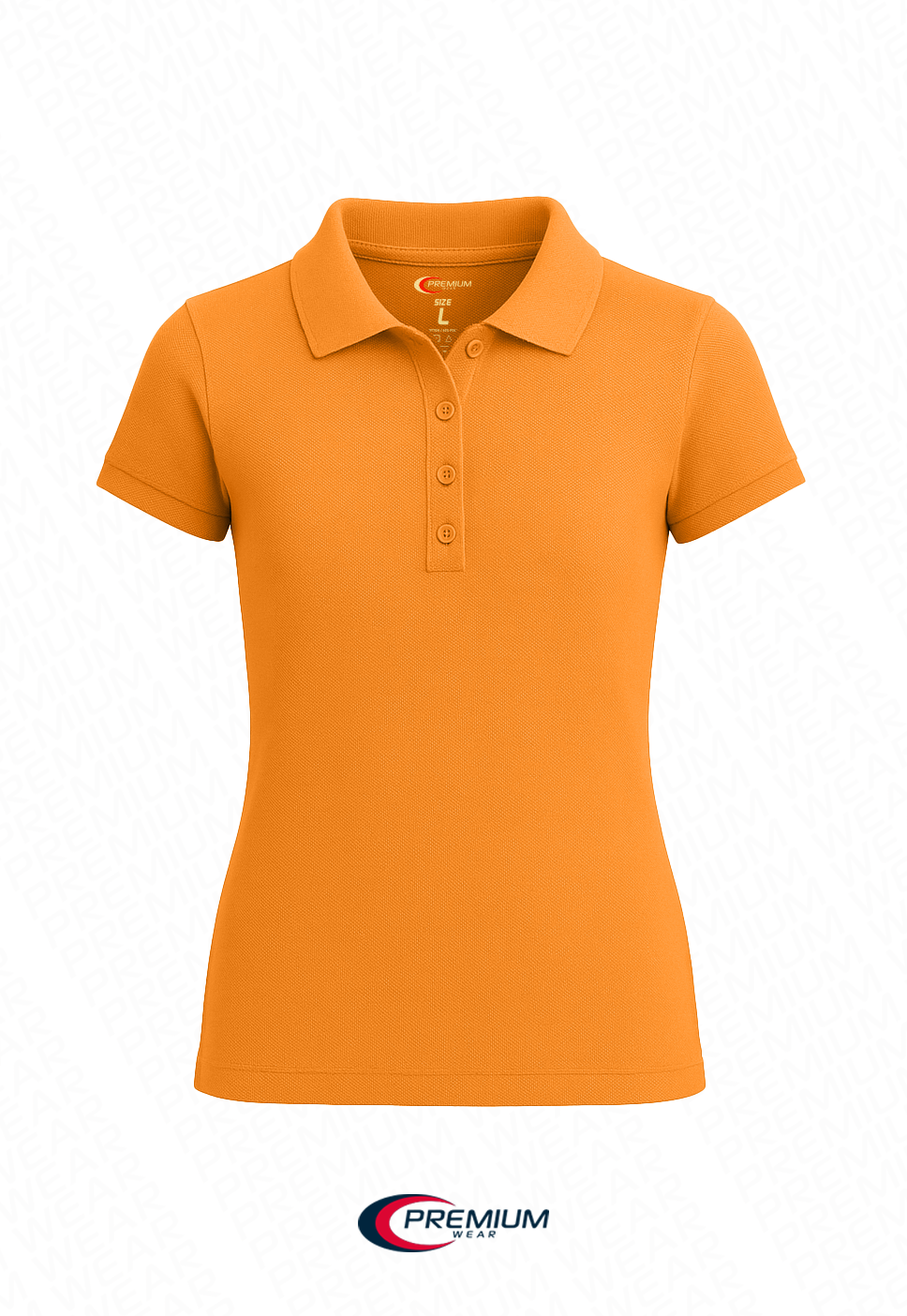 Juniors Short Sleeve Pique Polo Shirt - BIG SIZE