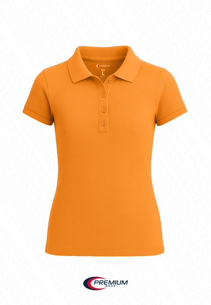 Juniors Short Sleeve Pique Polo Shirt - BIG SIZE