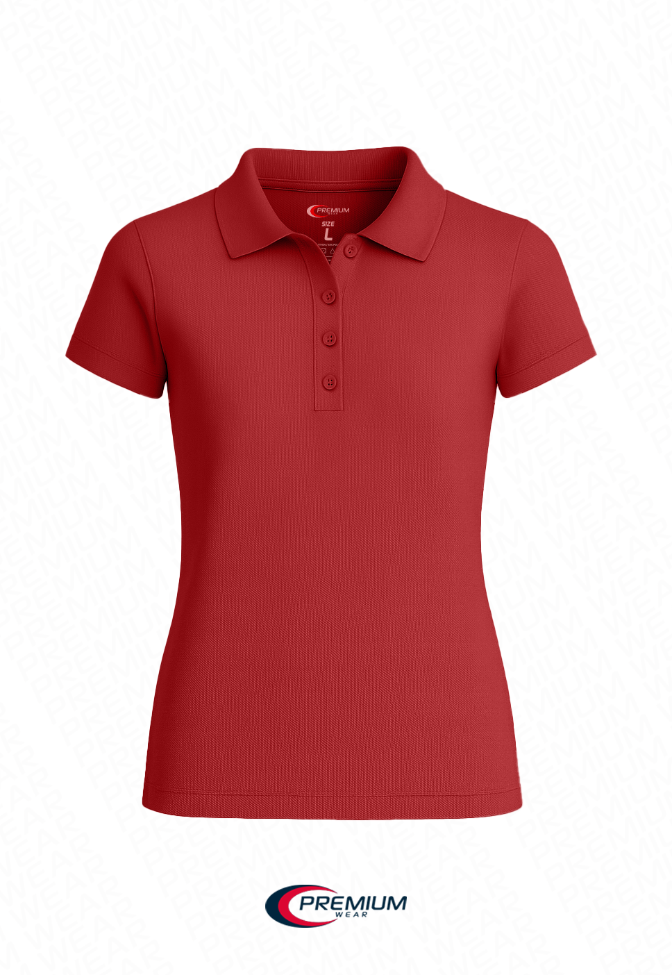 Juniors Short Sleeve Pique Polo Shirt - BIG SIZE