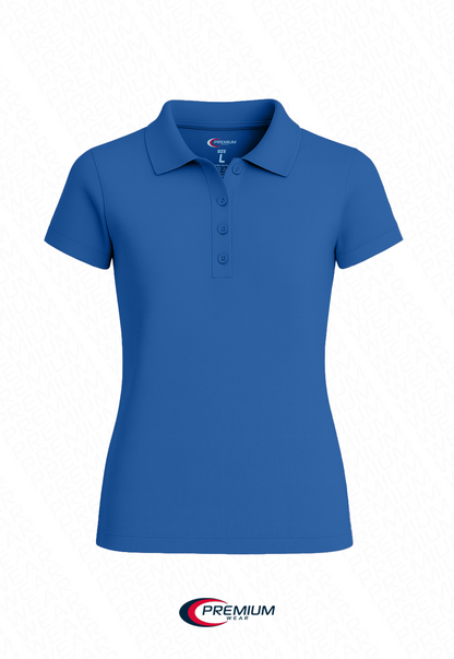 Juniors Short Sleeve Pique Polo Shirt - BIG SIZE
