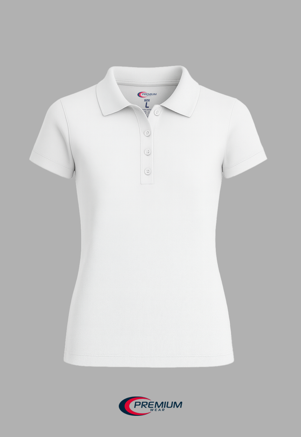 Juniors Short Sleeve Pique Polo Shirt - BIG SIZE