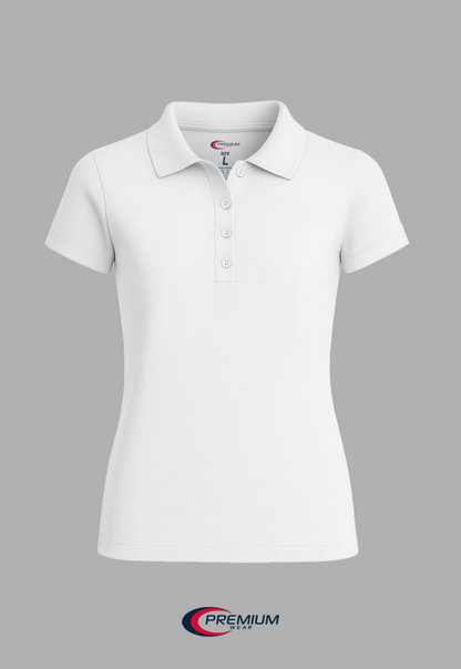Juniors Short Sleeve Pique Polo Shirt