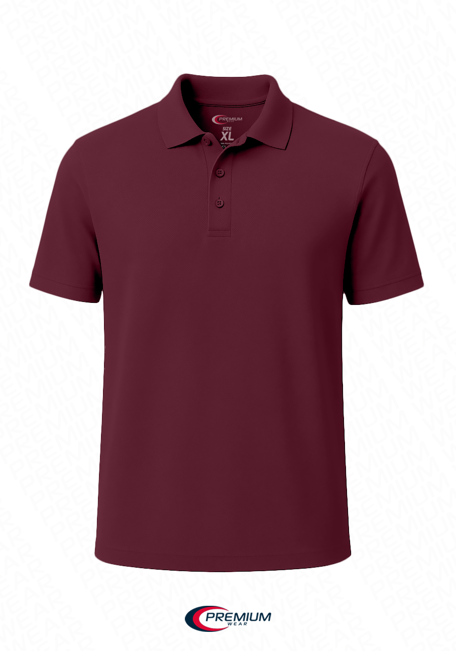 Men's Dri Fit Moisture Wicking Polo Shirt - Big Size