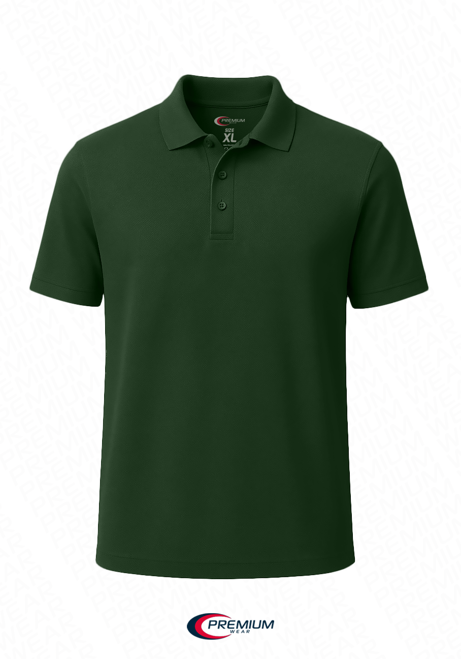 Men's Dri Fit Moisture Wicking Polo Shirt - Big Size