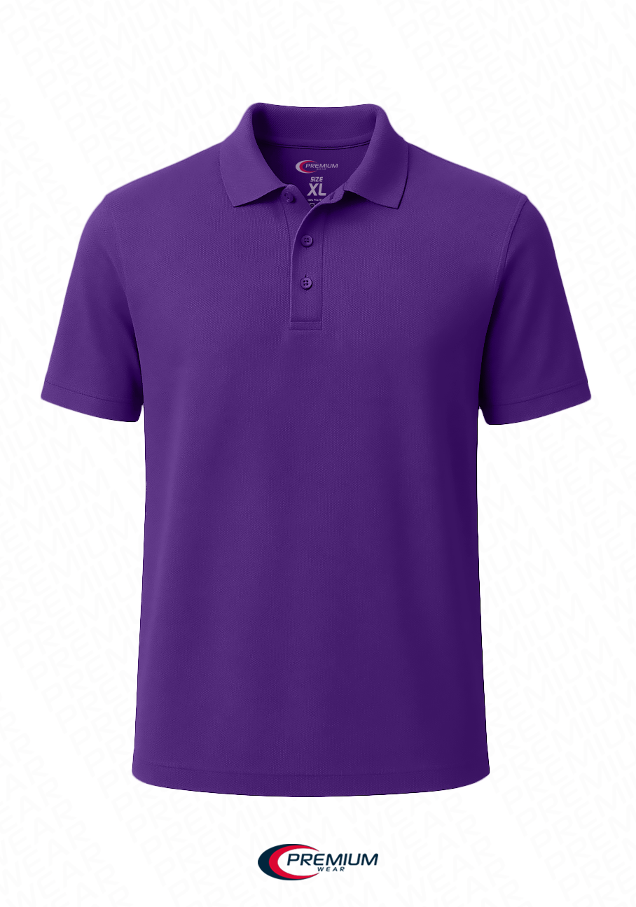 Men's Dri Fit Moisture Wicking Polo Shirt - Big Size