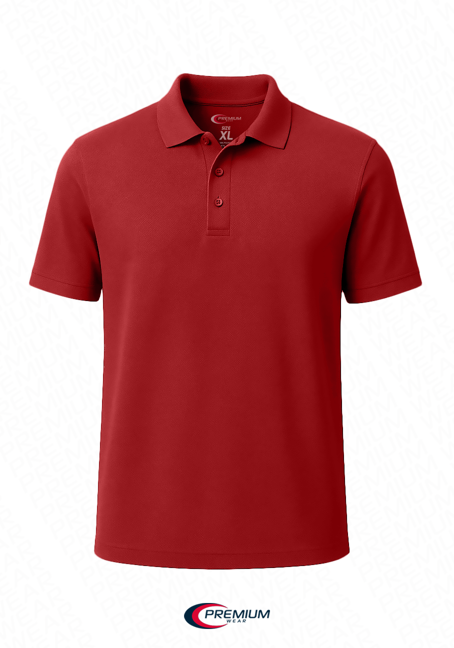 Men's Dri Fit Moisture Wicking Polo Shirt - Big Size