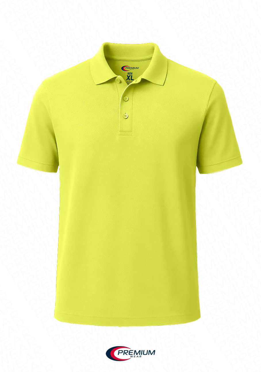 Men's Dri Fit Moisture Wicking Polo Shirt - Big Size