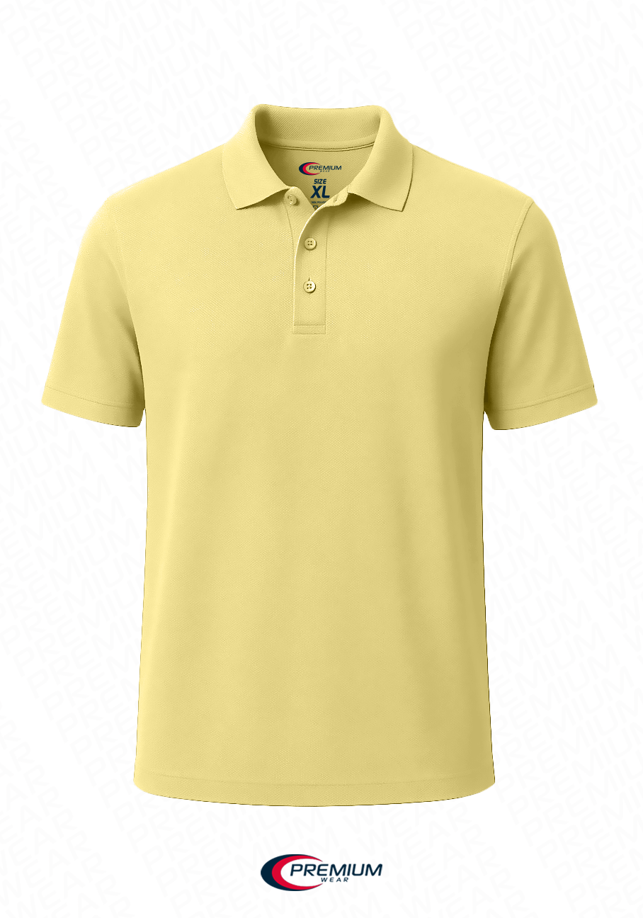 Men's Dri Fit Moisture Wicking Polo Shirt - Big Size