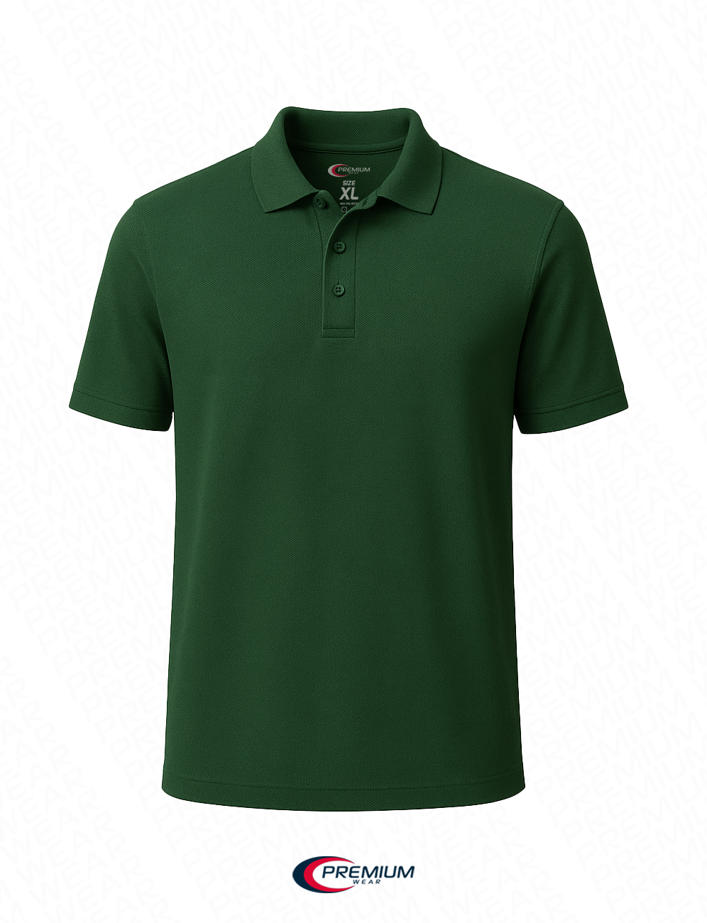 Men's Dri Fit Moisture Wicking Polo Shirt - Big Size