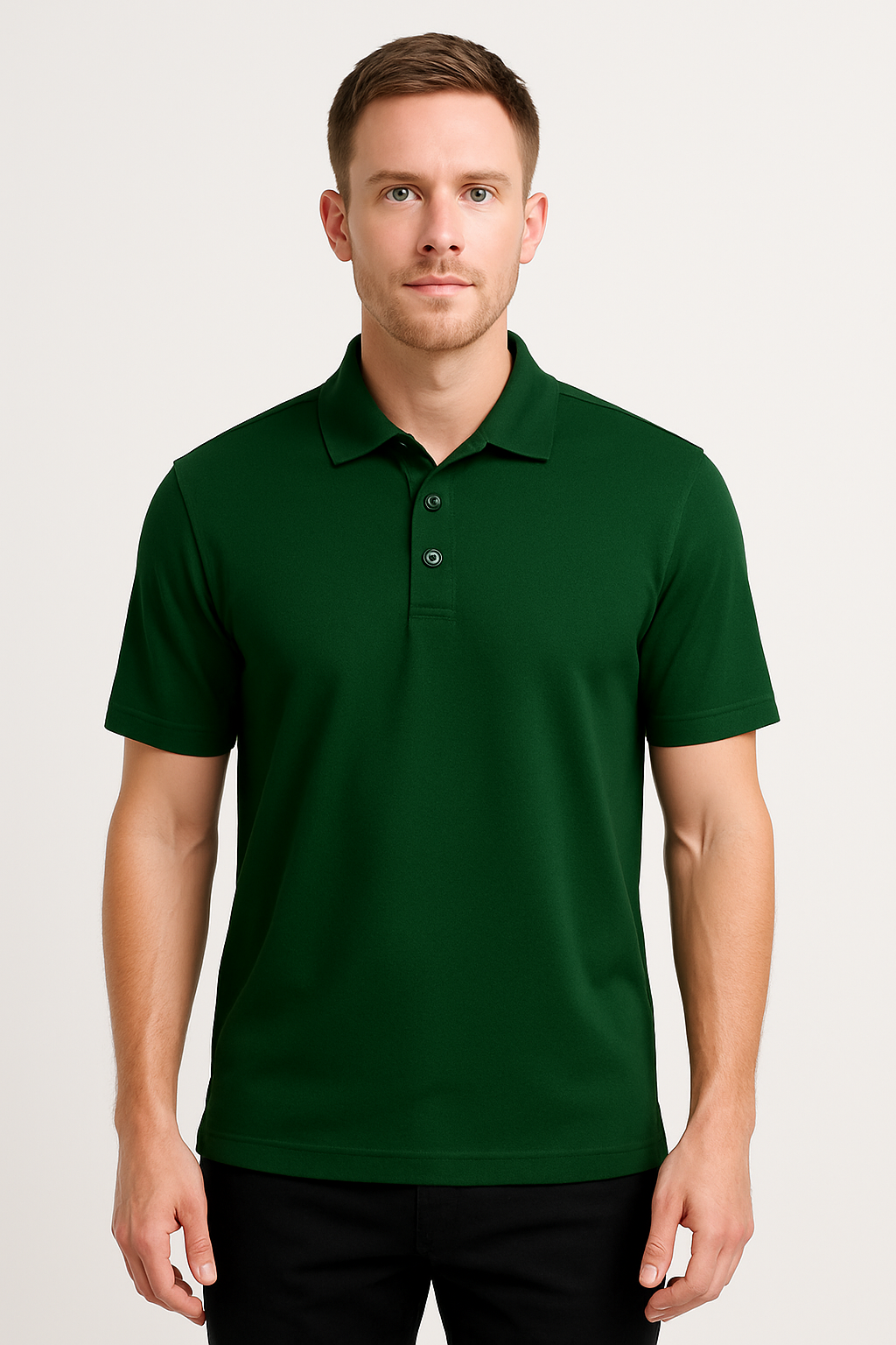 Men's Dri Fit Moisture Wicking Polo Shirt - Big Size