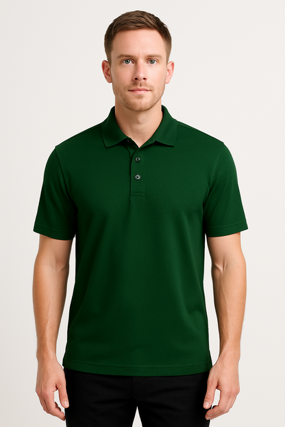 Men's Dri Fit Moisture Wicking Polo Shirt - Big Size