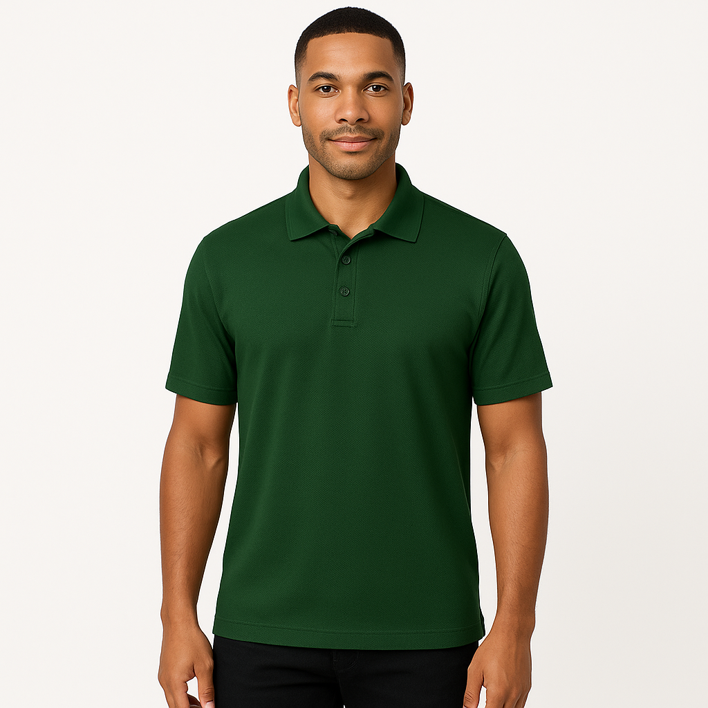 Men's Dri Fit Moisture Wicking Polo Shirt - Big Size