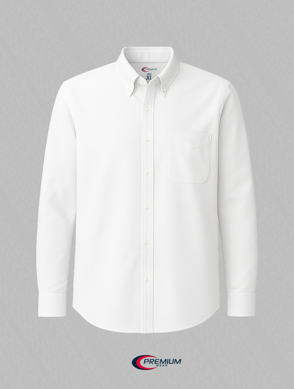 Men's Long Sleeve Oxford Shirt
