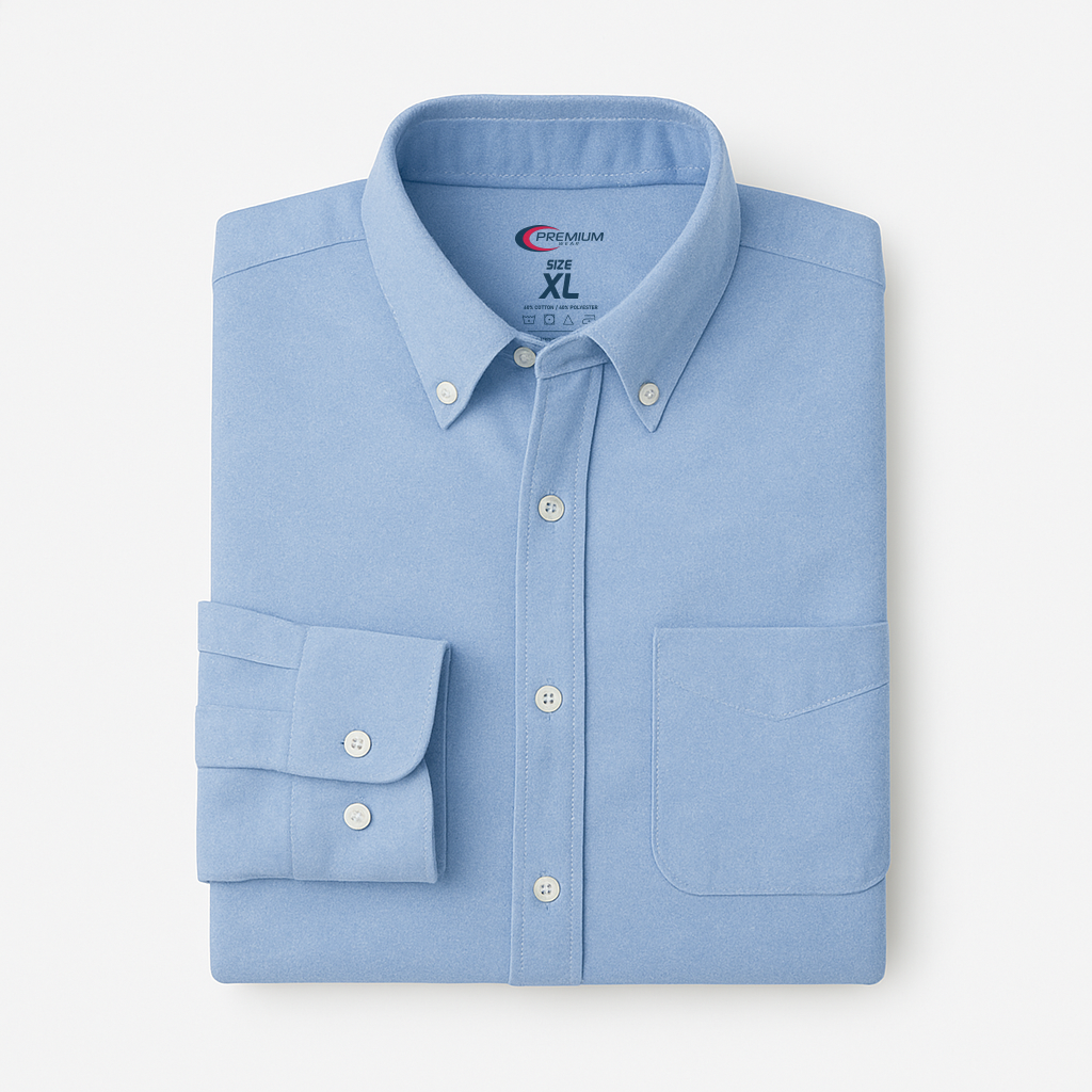 Men's Long Sleeve Oxford Shirt
