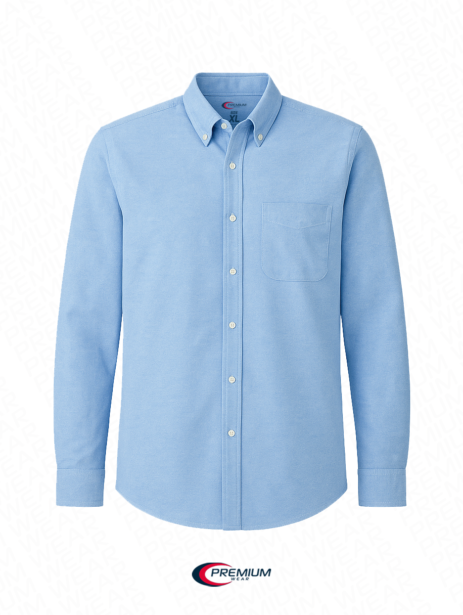 Men's Long Sleeve Oxford Shirt