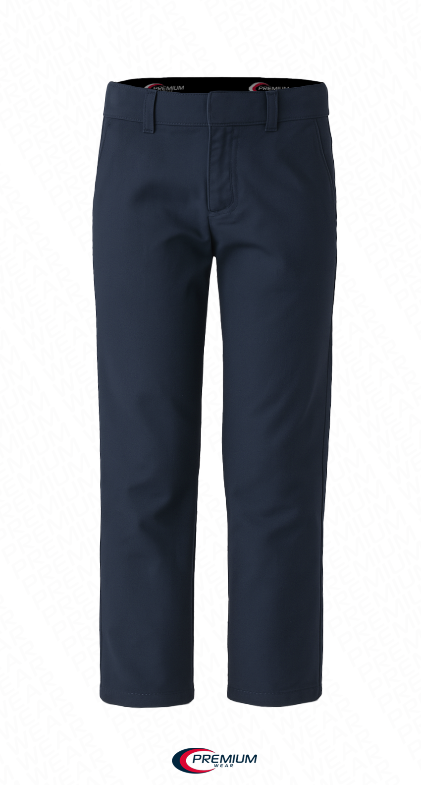 Girls Flat Front Pants
