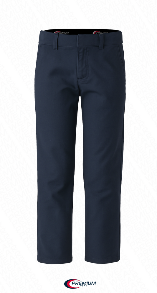 Girls Flat Front Pants