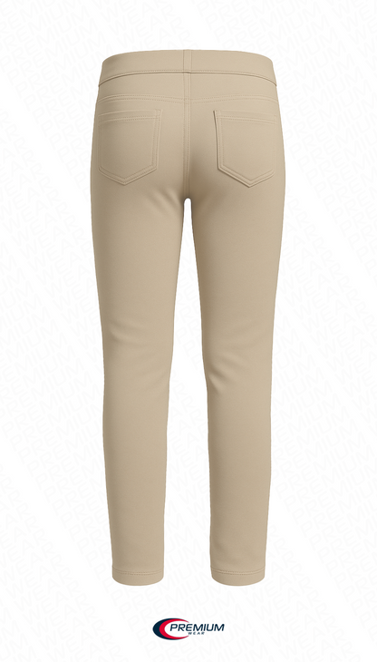 Girls Pointel Stretch Pants