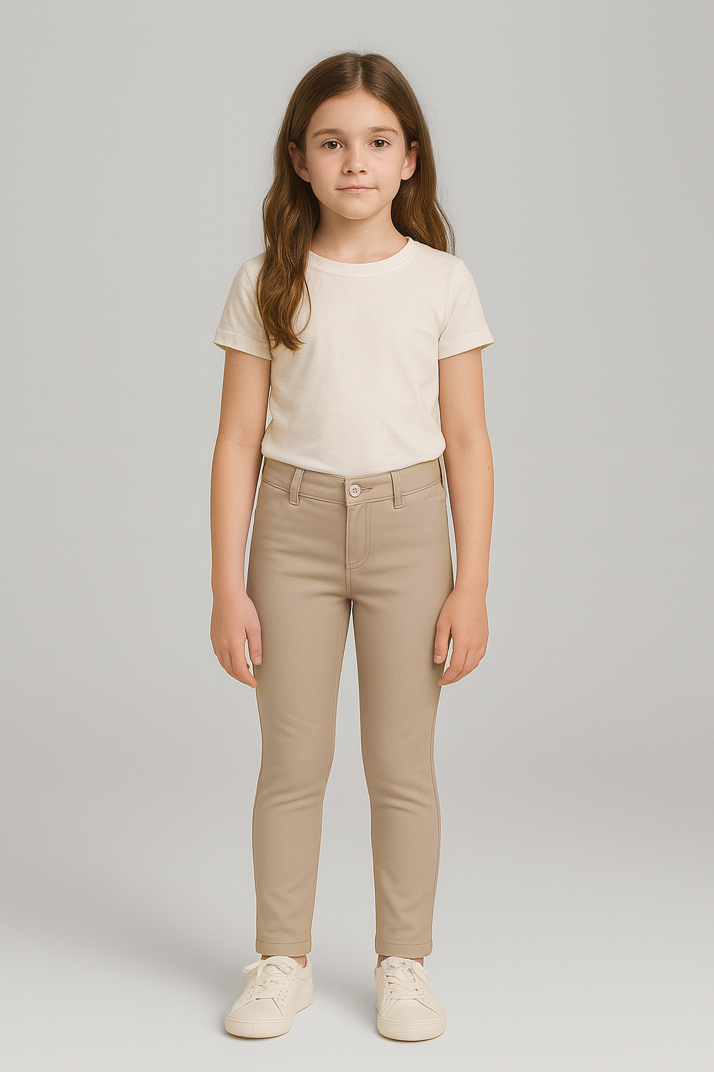 Girls Skinny Stretch Pants