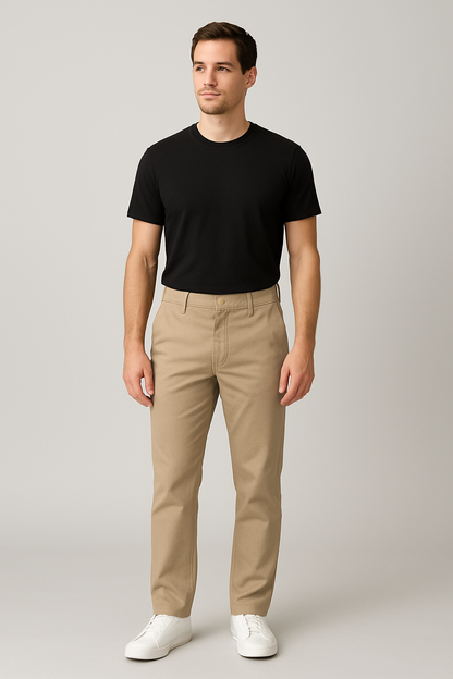 Men's Flat Front Pants 32'' Inseam
